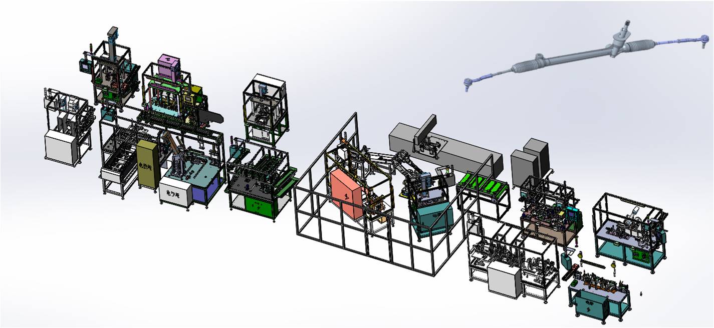 汽车转向器MS半自动生产线